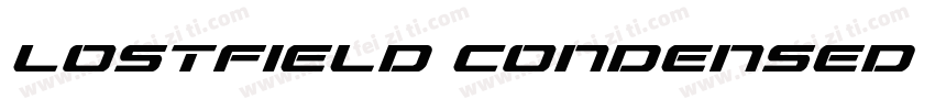 Lostfield Condensed bold字体转换